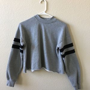 Forever 21 Mock Neck Cropped Sweater